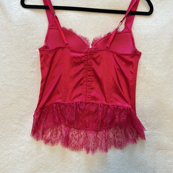 Victoria’s Secret Sexy Little Things 34 B Hot Pink Corset NWOT - Picture 2 of 12